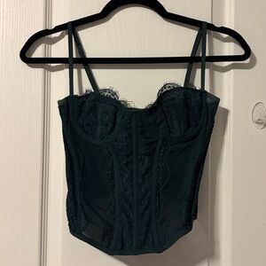 Out From Under Green Corset